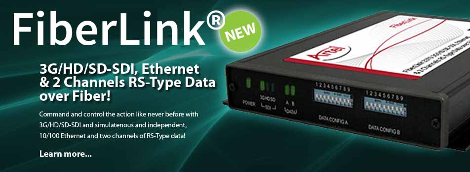 Fiberlink 3370 3G/HD/SD-SDI & Data Series