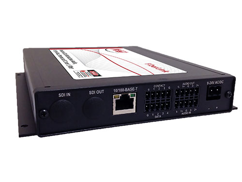 Fiberlink 5200 Tow way audio, data, 10/100 Base Ethernet and contact closure Series